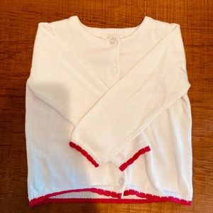 Joe Fresh 12-18 M Cardigan - White and Red